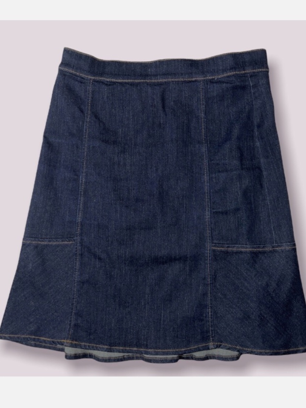 Ann Taylor Dark Blue Denim A-Line Skirt - NWOT, size 00